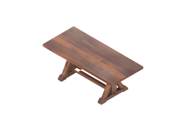 Trestle Leg Table